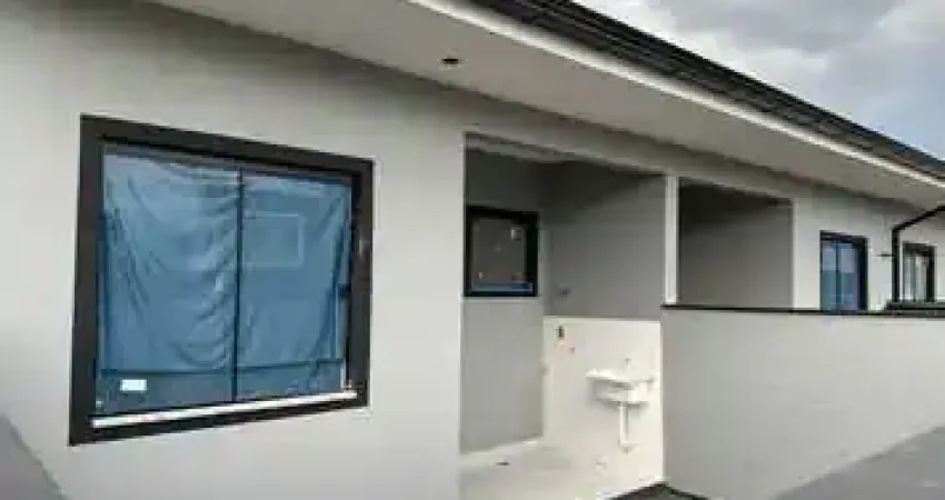 Casa geminada em construção com 2 dormitórios e 1 vaga de garagem no bairro bela vista em palhoça