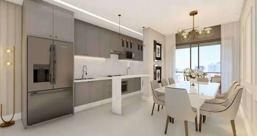 Apartamento em construção com 3 suítes e 2 vagas de garagem no bairro fazendinha em itajaí