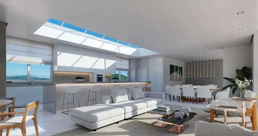 Mansão suspensa com 4 suítes e 3 vagas de garagem na avenida brasil no centro de balneário camboriú