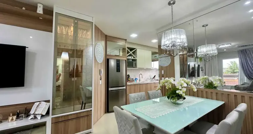 Apartamento com 2 dormitórios sendo 1 suíte e 1 vaga em gravatá navegantes/sc