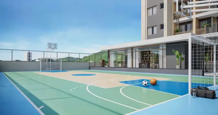 Apartamento com 2 dormitórios sendo 2 suítes e 2 vagas de garagem em itajaí/sc