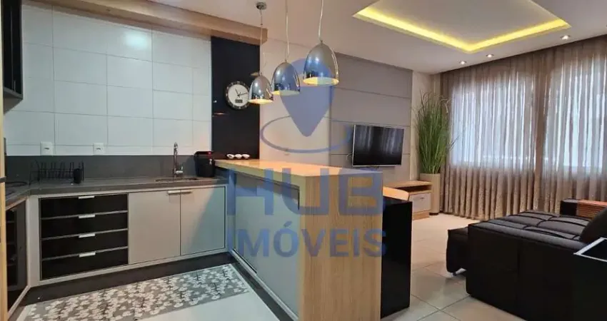 2 dormitórios, 65m2, mobiliado, 1 vaga de garagem - barreiros - são josé/sc