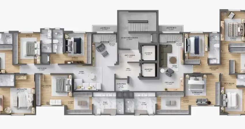 Cobertura com 5 quartos à venda em Pioneiros, Balneário Camboriú