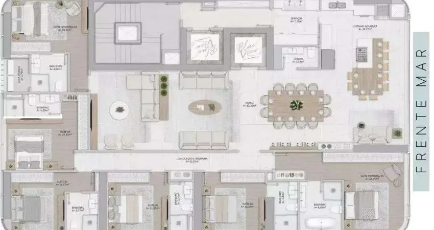 Apartamento com 6 quartos à venda no Centro, Balneário Camboriú