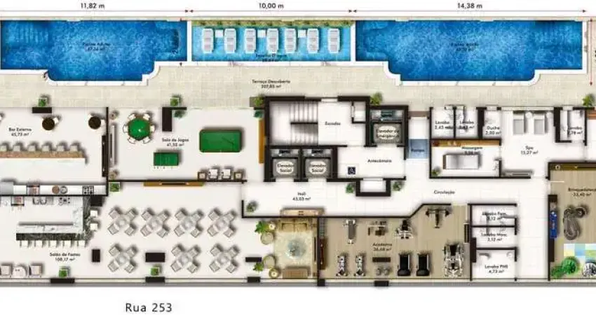Cobertura com 5 quartos à venda em Meia Praia, Itapema
