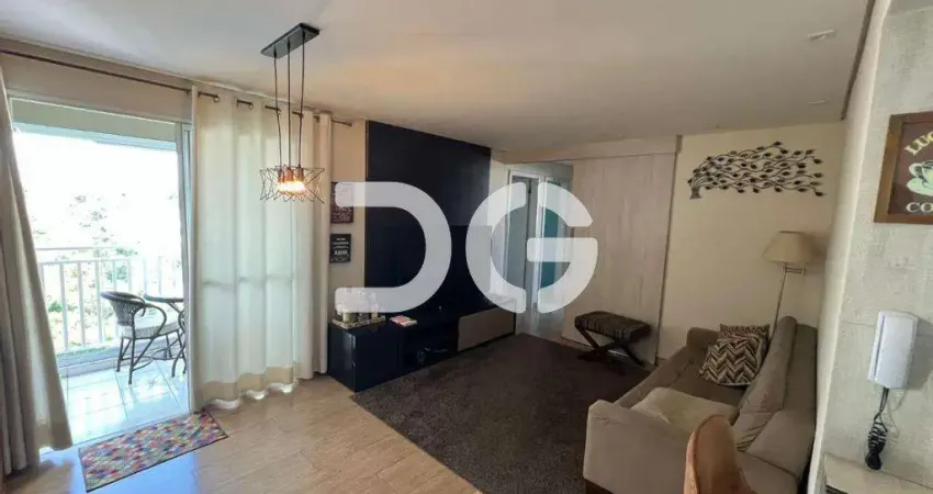 Apartamento à venda em campinas, parque prado, com 3 quartos, com 72 m², residencial reviva