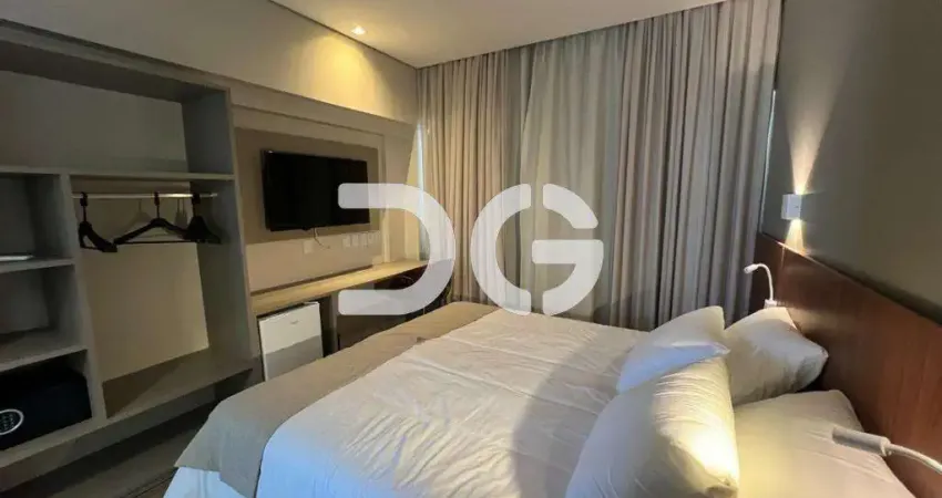 Apartamento à venda em jaguariúna, chácara são josé, com 1 quarto, com 19 m², comfort hotel