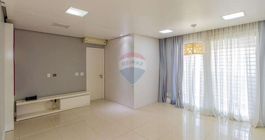 Acquarelle com 92m2,  andar alto com vista para o Rio, 3 dormitórios e 2 suítes - Ponta Negra - Manaus/AM