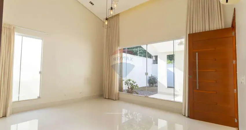 Casa moderna a venda na ponta negra com 3 quartos no condomínio bosque tarumã