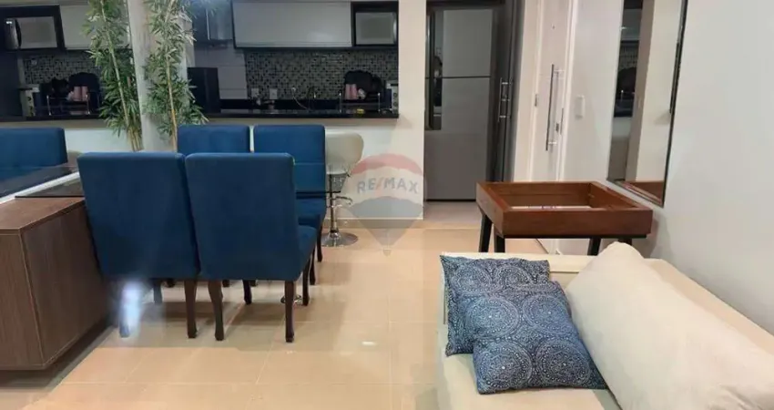 Apartamento 100% mobiliado no condomínio acquarelle ponta negra com fino acabamento