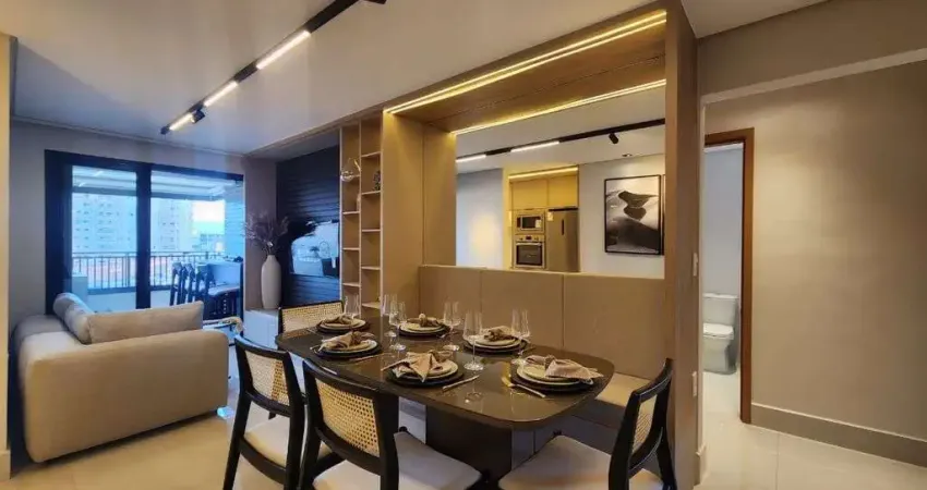Apartamento modelo DECORADO no bairro da Aviação, em Praia Grande!