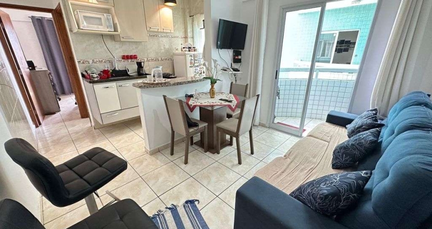 Apartamento 500m da Praia - 40m² no Boqueirão, Praia Grande/SP