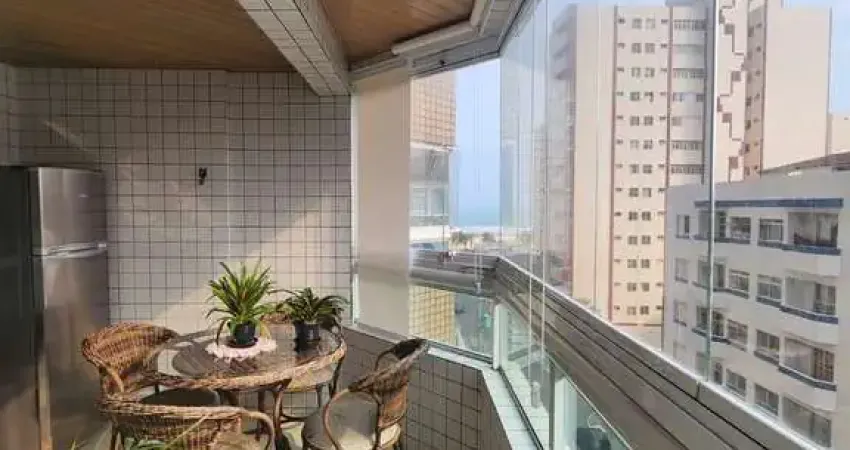 Apartamento 02 dormitórios vista mar na vila guilhermina praia grande-s.p.