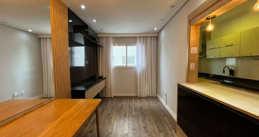 Aconchegante Apartamento Mobiliado de 60m² com 2 Dormitórios 2 Suítes + lavabo