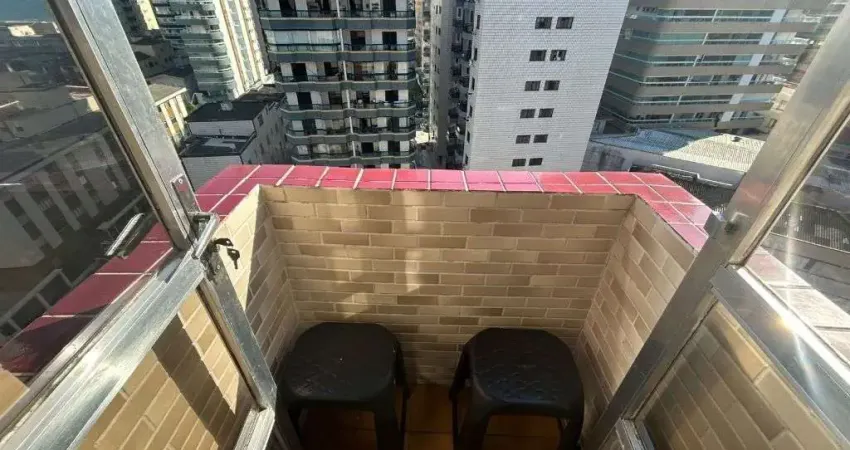 Apartamento no boqueirão - 200 metros do mar - 01 dormitório com sacada!