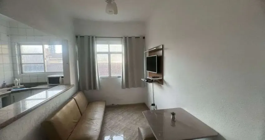 Apartamento 1 dormitório mobiliado em Guilhermina- Praia Grande /S.P.