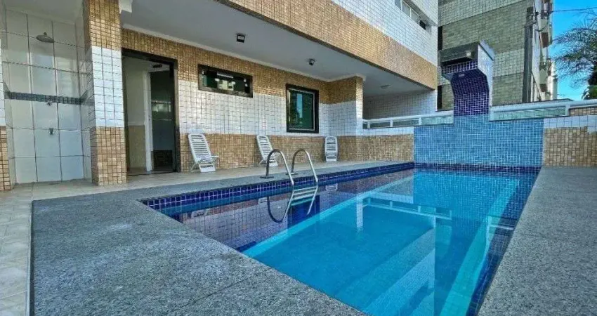 Apartamento de 2 dormitórios 1 suíte 2 vagas no caiçara em praia grande - sp