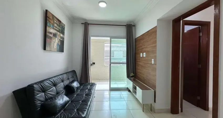 Apartamento 1 dormitório c/suíte mobiliado no vila caiçara- praia grande /s.p.