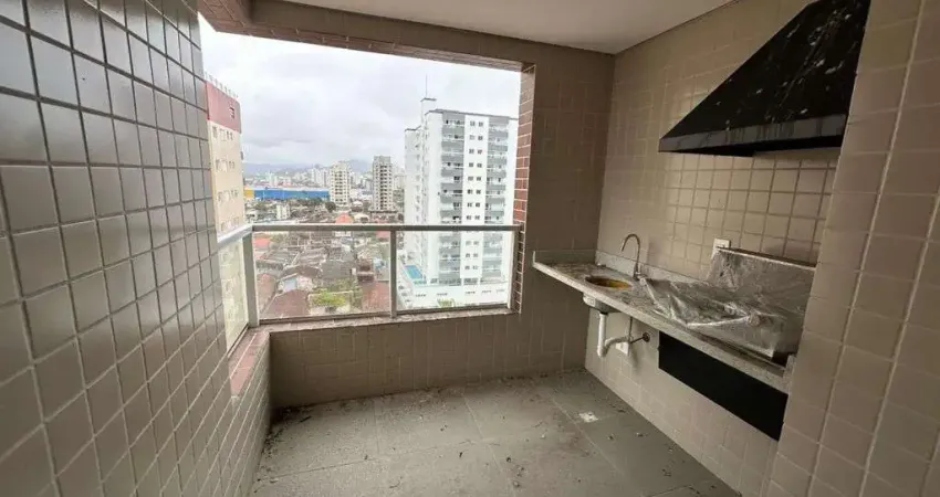 Apartamento 2 dorms com sacada – lazer completo na aviação em praia grande