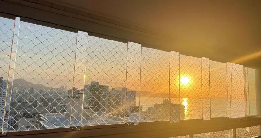 Apartamento incrivel de 3 dormitórios - vista mar na aviaçã - praia grande/sp