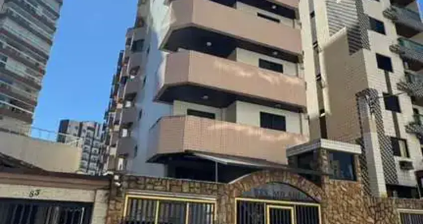 Apartamento 1dormitório com 2 sacadas na vila tupi em praia grande