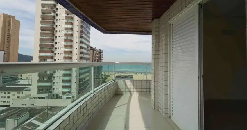 Apartamento 3 suítes vista mar - 100m do mar - guilhermina, praia grande