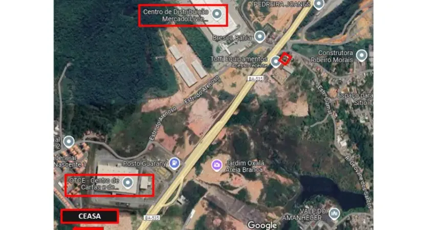 Terreno de Esquina de 886m² à Venda em Área Estratégica na BA-535, Próximo à CEASA e CDs
