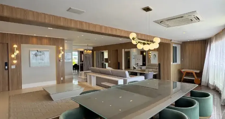 Apartamento de luxo no hemisphere 360° – pituaçu vista mar frontal mobiliado 4 suítes 200m² me