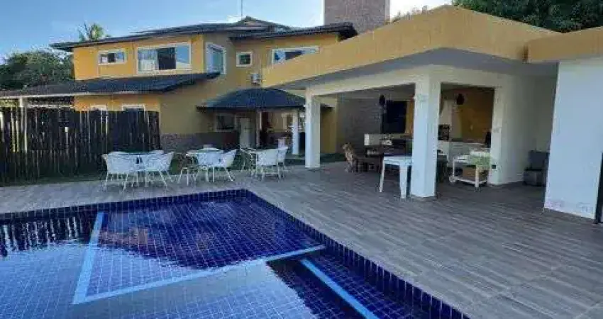 Casa em condomínio fechado com 5 quartos à venda na Avenida Rio Joanes, 1, Abrantes, Camaçari