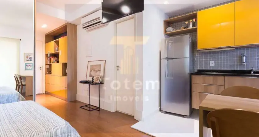 Apartamento com 1 dormitório à venda, 34 m² por r$ 600.000,00 - brooklin paulista - são paulo/sp