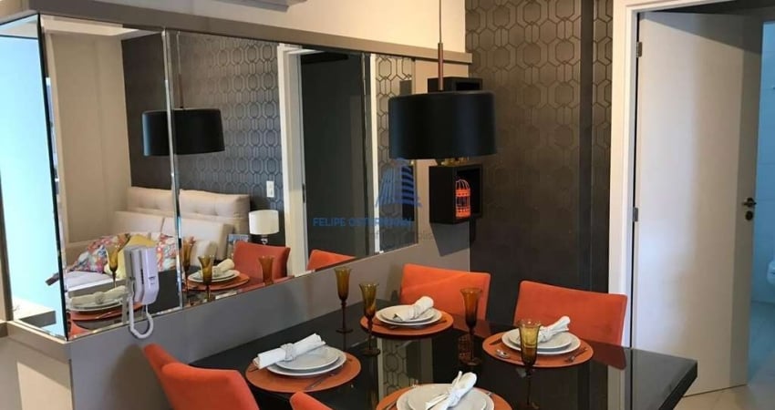Apartamento Alto Padrão de 1 dormitório, finamente mobiliado e decorado, no bairro Trindade, Florianópolis/SC
