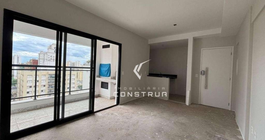 Apartamento com 1 dormitório à venda, 50 m² por R$ 870.000,00 - Cambuí - Campinas/SP