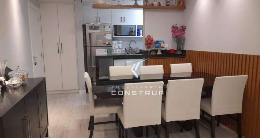 Apartamento com 3 dormitórios à venda, 68 m² por R$ 520.000,00 - Vila Industrial - Campinas/SP