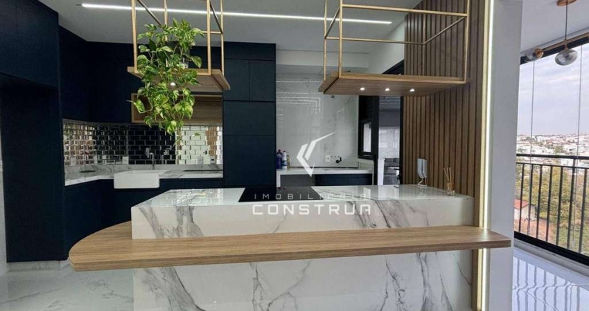 Apartamento com 3 dormitórios à venda, 76 m² por R$ 1.150.000,00 - Swiss Park - Campinas/SP