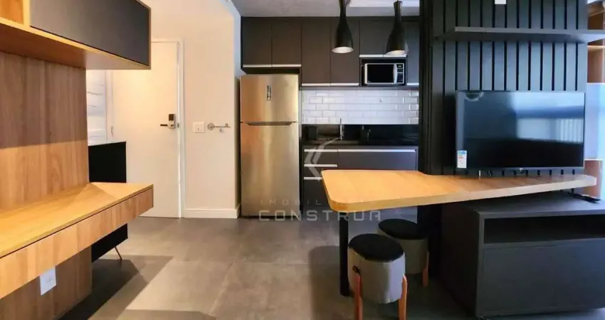 Apartamento com 1 dormitório para alugar, 42 m² por r$ 4.782,00/mês - cambuí - campinas/sp