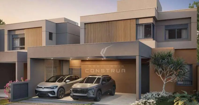 Lançamento casa arborais altavista - casas de 195m² com 3 à 4 suítes e 3 vagas cobertas
