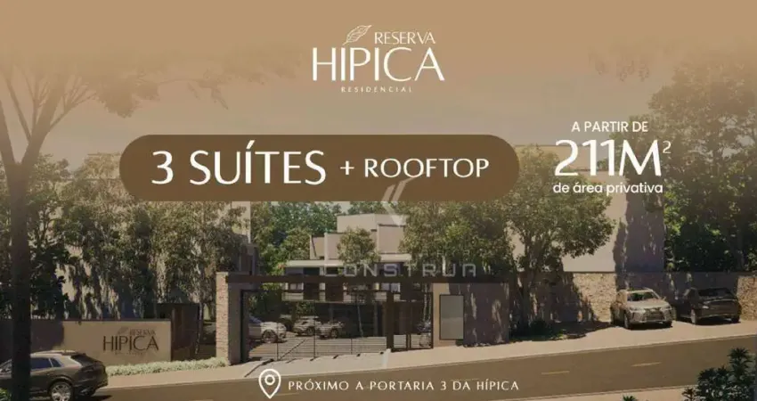 Últimas unidades - casas de 211m² com 3 suítes + rooftop ao lado da hípica campinas