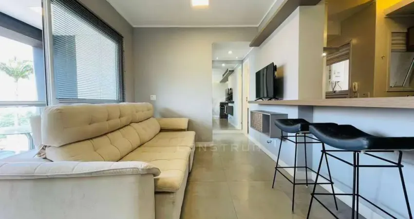 Apartamento com 1 dormitório para locação , 50 m² por r$ 4.942/mes - cambuí- campinas/sp