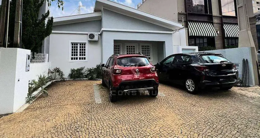 Casa comercial com 4 salas para alugar na Rua Doutor Sampaio Ferraz, 618, Cambuí, Campinas