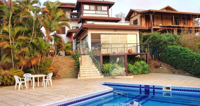 Casa com 4 quartos, sendo 4 suítes - 344 m² - venda por R$ 2.490.000 ou aluguel por R$ 13.940/mês - Condomínio Moinho de Vento - Valinhos/SP
