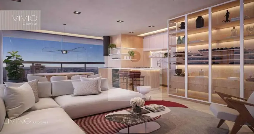 Apartamento tipo com 3 suítes à venda - VÍVIO Cambuí - Campinas/SP