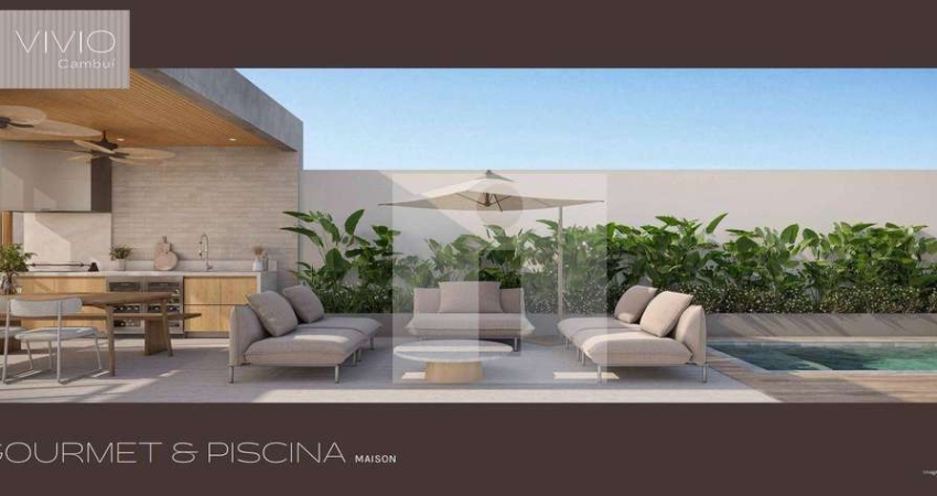 Apartamento à venda com 3 suítes, 182m² planta  MAISON  182 m² - VÍVIO Cambuí - Campinas/SP