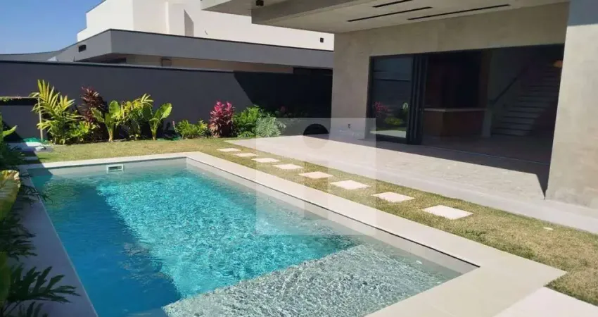 Casa luxo com 4 suítes, elevador e piscina - loteamento residencial arborais - campinas/sp