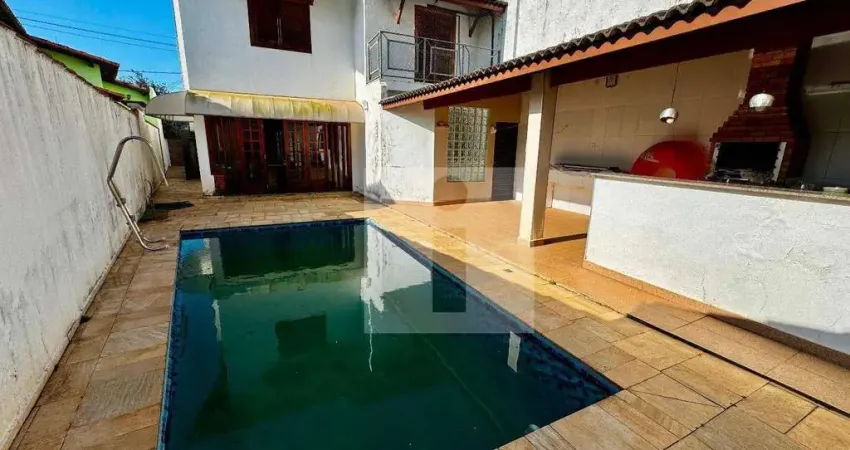 Casa com 4 quartos para alugar, por r$ 5.800,00/mês - joaquim egídio - campinas/sp