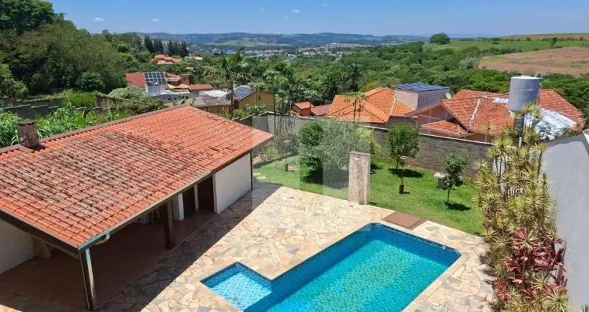 Casa com 4 dormitórios, piscina, área gourmet e vista panorâmica no san conrado em sousas