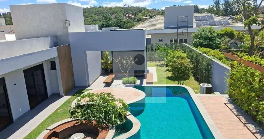 Casa com 5 dormitórios à venda, 600 m² por r$ 5.999.700,00 - loteamento residencial jaguari (sousas) - campinas/sp