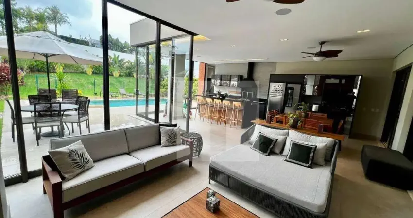 Casa com 4 quartos para alugar, 434 m² por R$ 28.428/mês - Loteamento Residencial Jaguari (Sousas) - Campinas/SP