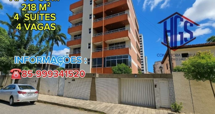 Apartamento para Venda em Fortaleza, DIONÍSIO TORRES, 4 dormitórios, 3 suítes, 4 banheiros, 4 vagas