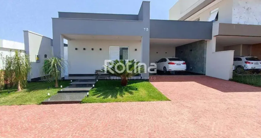 Casa condomínio fechado à venda, 3 quartos, residencial reserva dos ipês - uberlândia/mg - rotina imobiliária