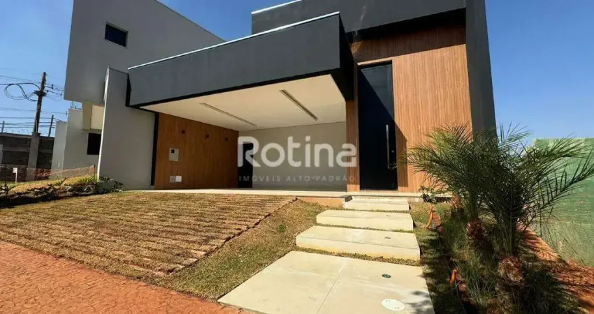 Casa condomínio fechado à venda, 3 quartos, cond. raros - uberlândia/mg - rotina imobiliária